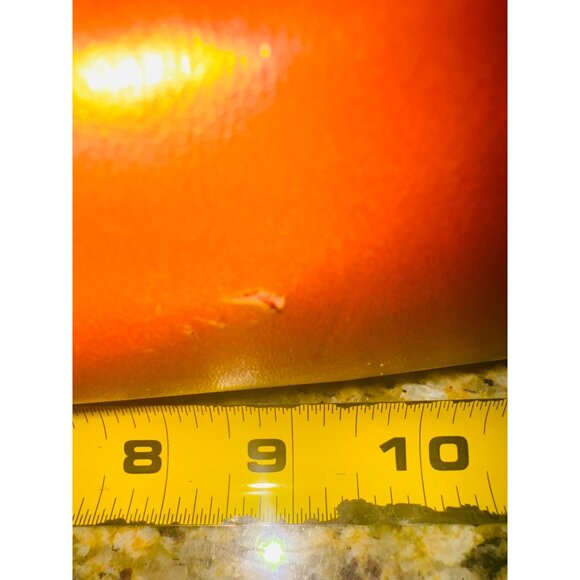 Vintage Y2K Braciano Belle Rose Pebble Leather Shoulder Handbag Olive Tan Brown - Picture 9 of 16